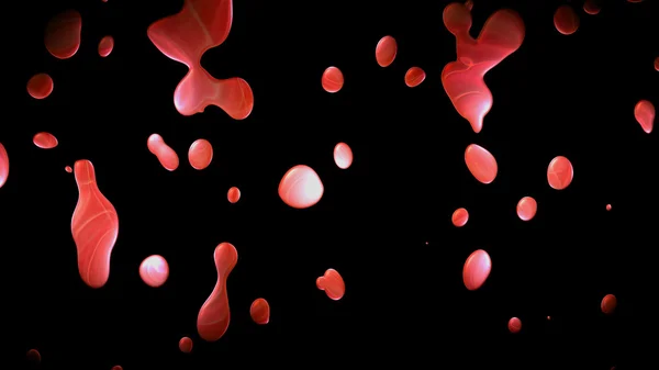 Liquido rosso sangue in calo — Foto Stock