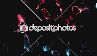 sıvı akışı kırmızı mavi HD