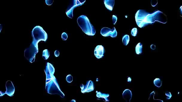 écoulement liquide cristal bleu 