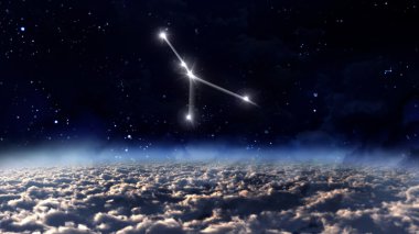 4 Kanser Astroloji alanı beyaz