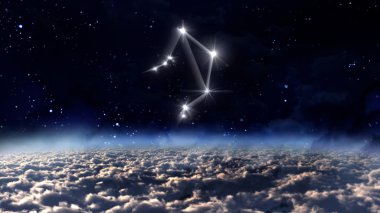 7 Terazi Astroloji alanı beyaz