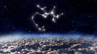 9 Yay Astroloji alanı beyaz