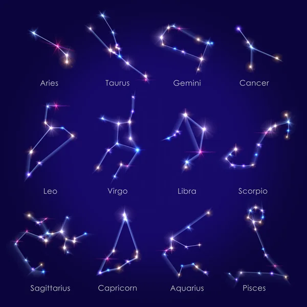 Horoscopes couleur de fond — Photo