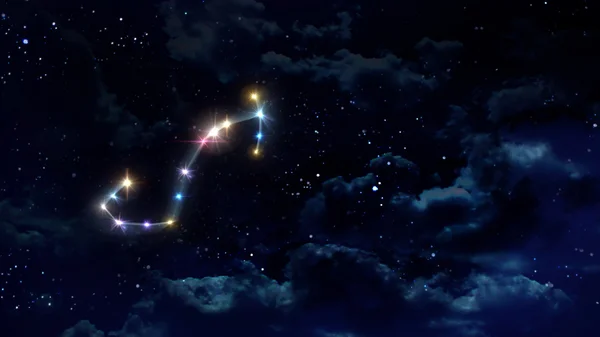8 天蝎星座运势夜 — 图库照片