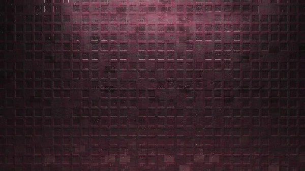 Metal square wall background red — Stock Photo, Image