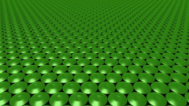 3D soyut zümrüt yeşili daire geniş desen