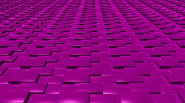 3D soyut macenta desen katmanı açık