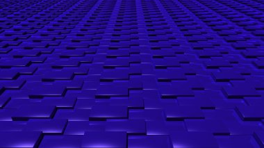 3D soyut lacivert açık katman