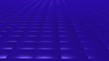 3D soyut lacivert dikdörtgen açık