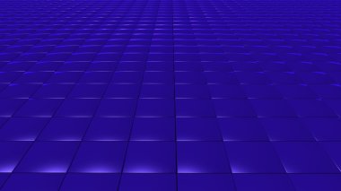 3D soyut lacivert kare açık