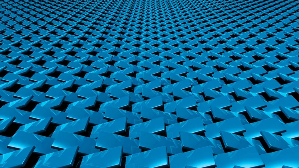 3D abstracto azul cremallera patrón frontal — Foto de Stock