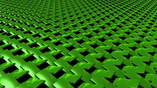 3D abstract Emerald green zip pattern — Stock Photo, Image