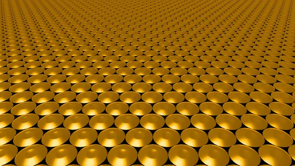 3D abstrato ouro padrão círculo de largura — Fotografia de Stock