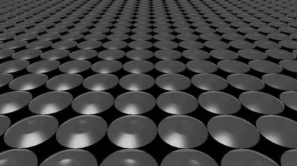 3D abstracto gris patrón círculo frontal — Foto de Stock