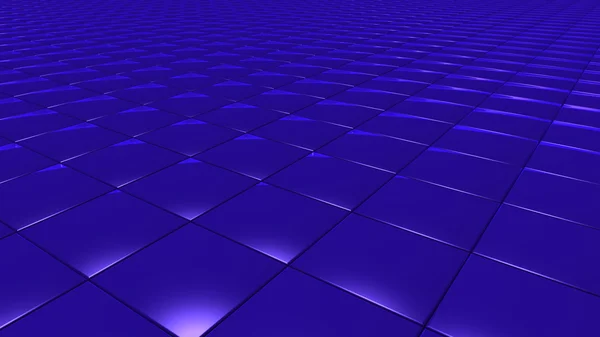 3D abstrakt Navy blue square — Stockfoto