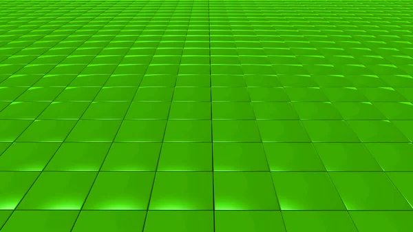 3D abstract Emerald green pattern square front — Stock Photo, Image
