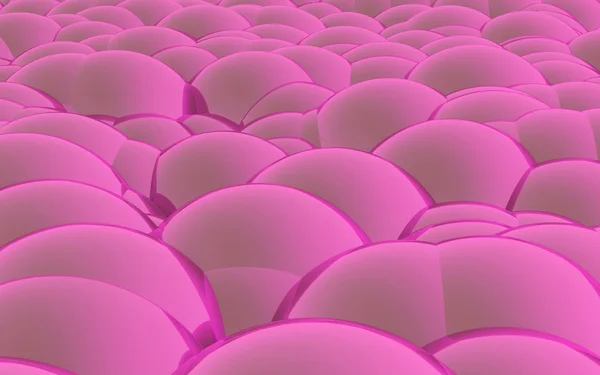 3D Spheres crossover pink — Stock Photo, Image