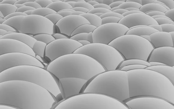 Esferas 3D crossover blanco negro — Foto de Stock