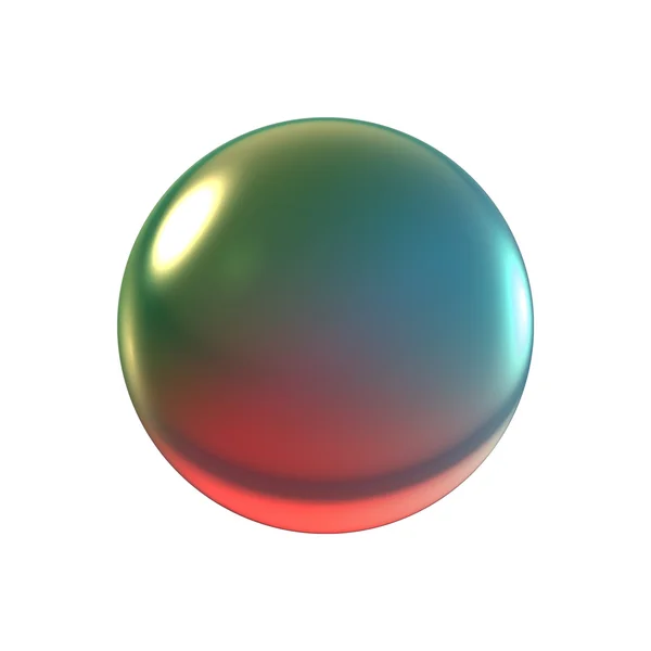 Bola de cristal rgb — Fotografia de Stock