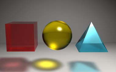 Geometrik şekil kristal arka plan