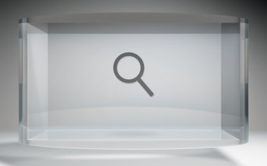 fütüristik kristal ekran arama motoru