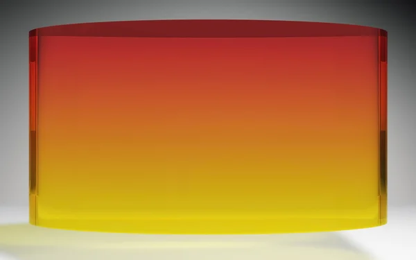 Painel de exibição de cristal líquido futurista laranja — Fotografia de Stock