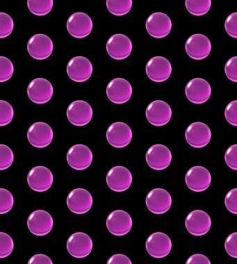 kristal top nokta deseni Eflatun