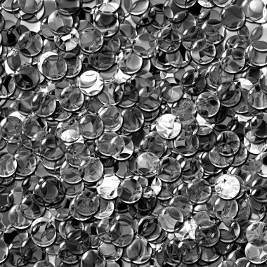 Kristal şeffaf siyah beyaz karışımı