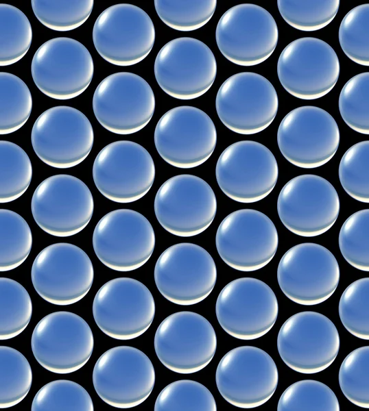 Crystal ball array pattern blue — Stock Photo, Image