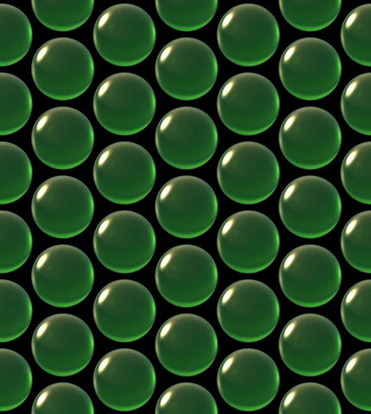 Crystal ball array pattern green — Stock Photo, Image