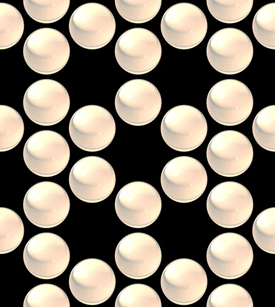 Padrão de matriz bola de cristal branco vazio — Fotografia de Stock