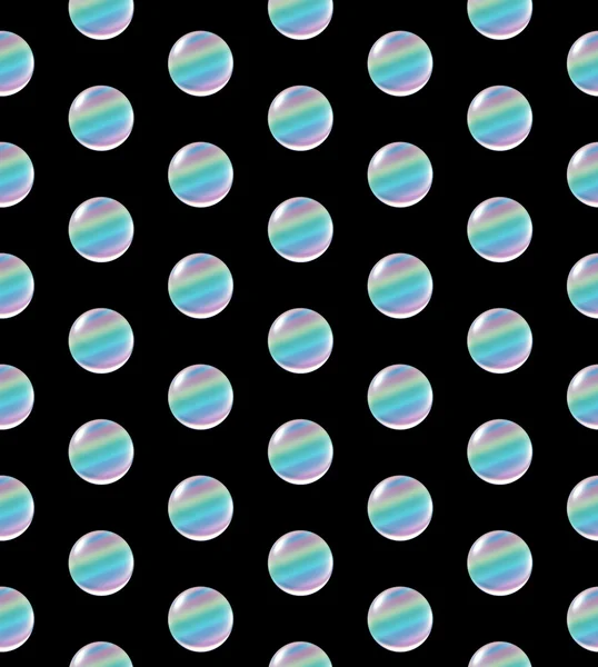 Bola de cristal ponto padrão arco-íris — Fotografia de Stock