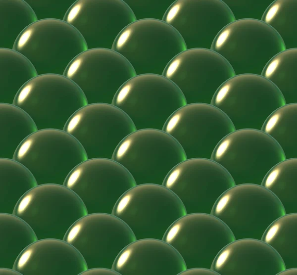 Кришталева куля перекриває візерунок зелений — стокове фото