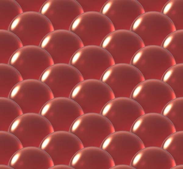 Kristallkula överlappning mönster röda — Stockfoto