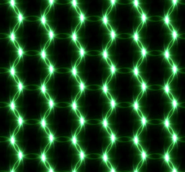 Lens Flare överlappning gröna ringen mönster — Stockfoto