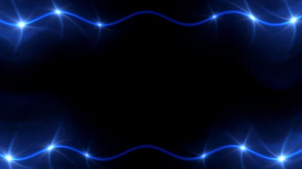 Twirl spotlight effect blue color — Stock Photo, Image