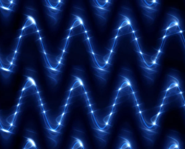 Wave Stars lens flares pattern — Stock Photo, Image