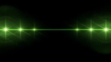 Array yeşil renk sahne ışığı