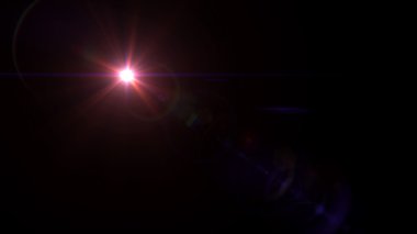 pırıltı yıldız lens flare kırmızı