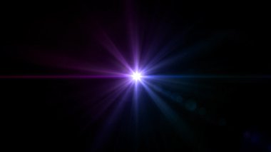 pırıltı yıldız lens flare mor Merkezi