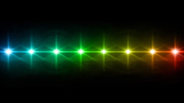 Fleck Sterne Linsenschlag Farbe grün — Stockfoto