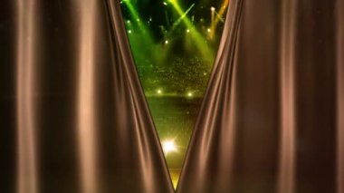 Brown perdenin açılışında konser sahne