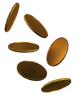 Düşen altın sikkeler ücretsiz döndürme