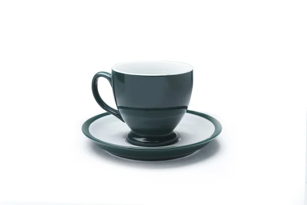 चाय के लिए क्रॉकरी कप और सॉसर — स्टॉक फ़ोटो, इमेज