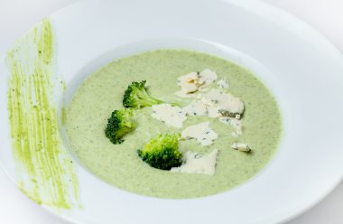Kremalı brokoli çorbası.