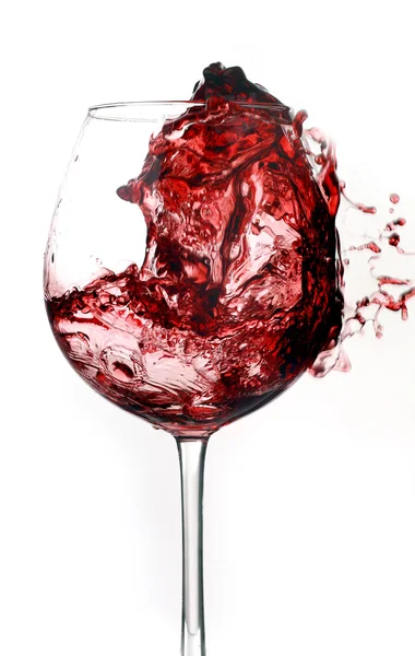 Az üveg bor piros — Stock Fotó
