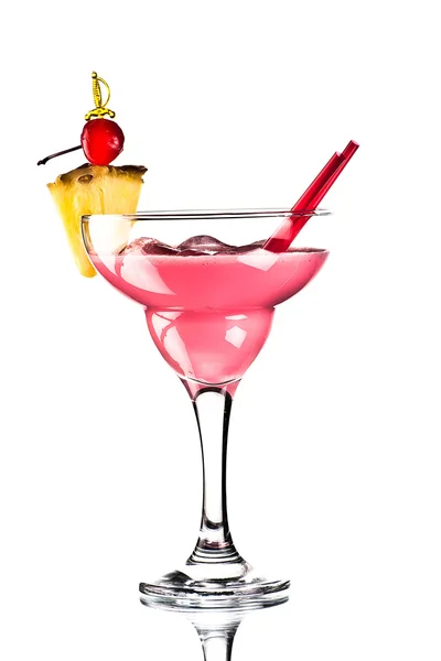 Cocktail roze flamingo — Stockfoto