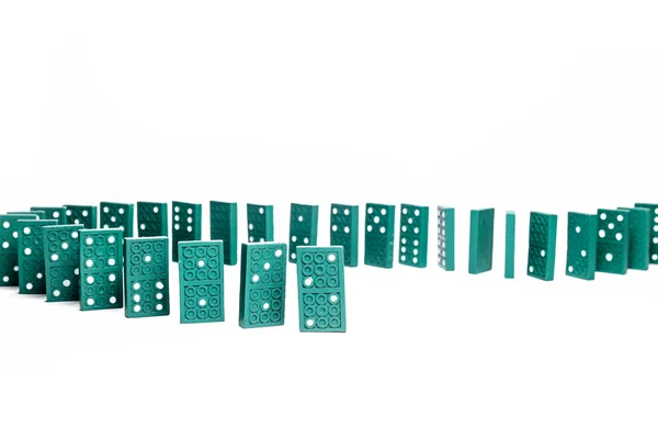 Playing Dominoes a game — Stock Photo, Image