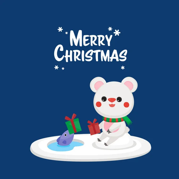 Εορταστική Κάρτα Χαιρετισμού Χριστούγεννα Και Πρωτοχρονιά Πρότυπο Για Την Κάρτα — Διανυσματικό Αρχείο