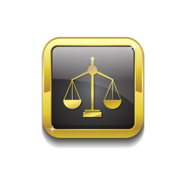 Ölçek altın vektör kutsal kişilerin resmi düğme